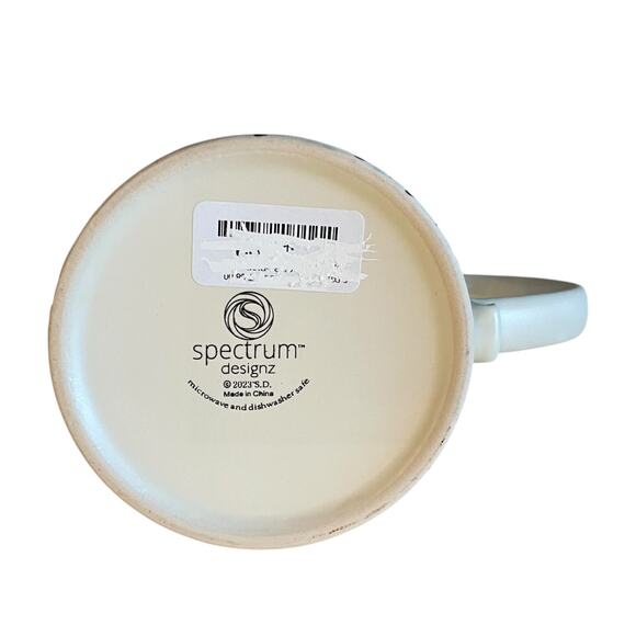 Spectrum Designz MITSY CAT FACE Coffee Tea Mugs 21oz Stoneware Set of 2 NEW - Picture 12 of 15